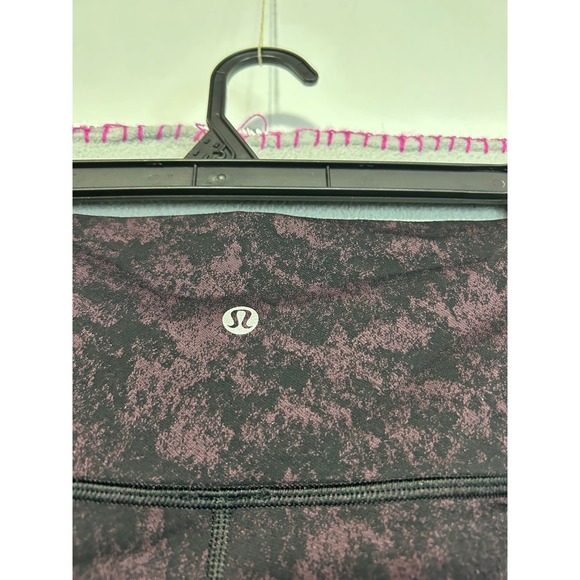 Lululemon Align High Rise Pants Size 10 Black Purple Leggings gym athleisure - Picture 5 of 9